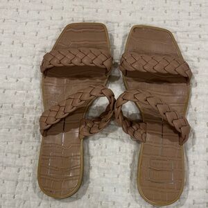 Dolce Vita Braided Brown Sandals